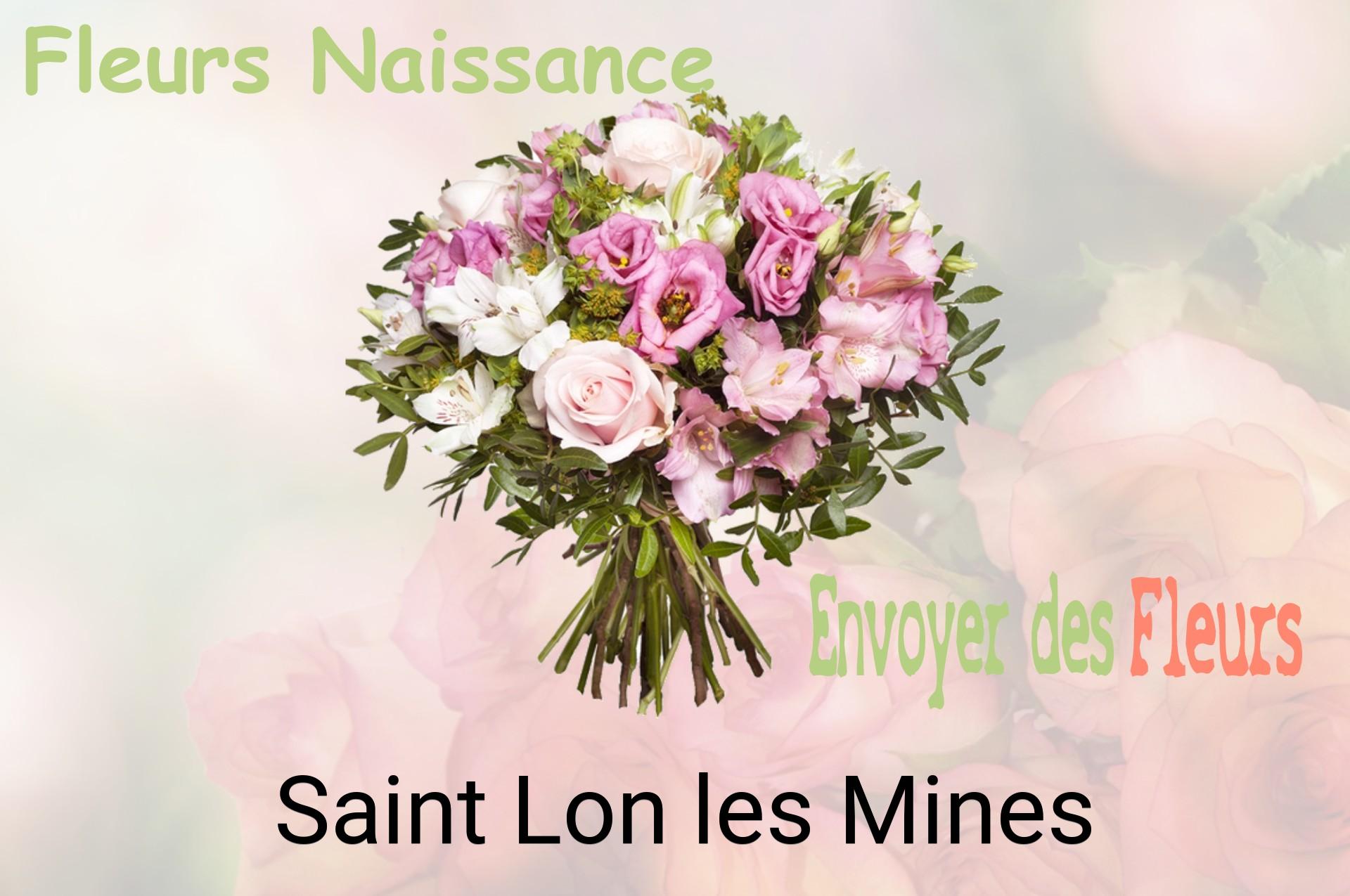 Bouquet de fleurs de naissance livré à Saint-Lon-les-Mines